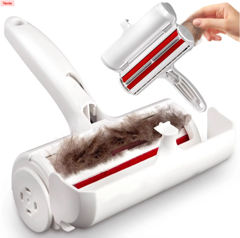 PERFECTBRUSH - Brosse rotative auto-nettoyante pour chiens et chats - Klicshop