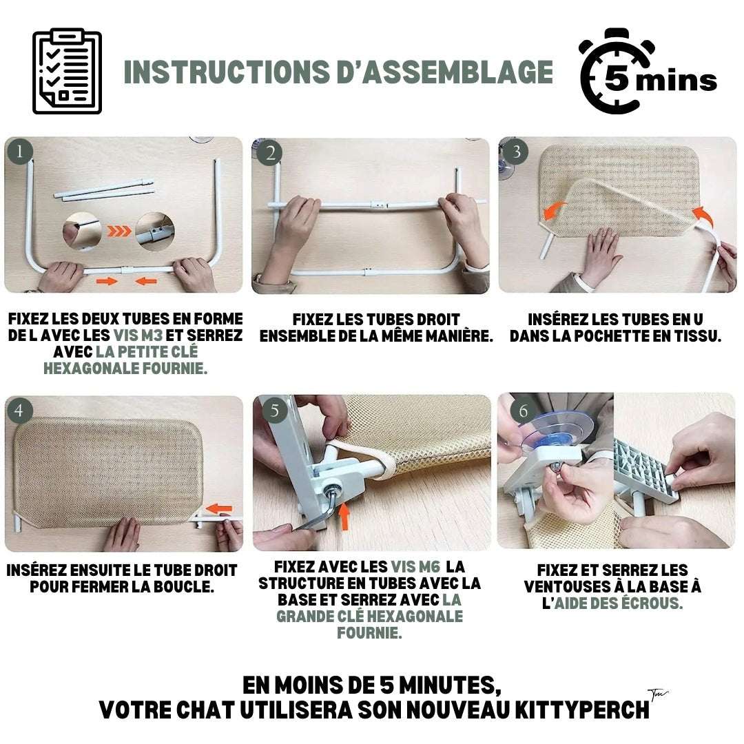 KITTYPERCH - Hamac pour Chat - Klicshop