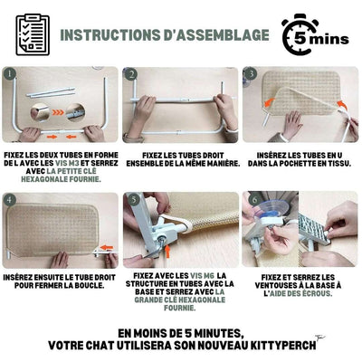 KITTYPERCH - Hamac pour Chat - Klicshop